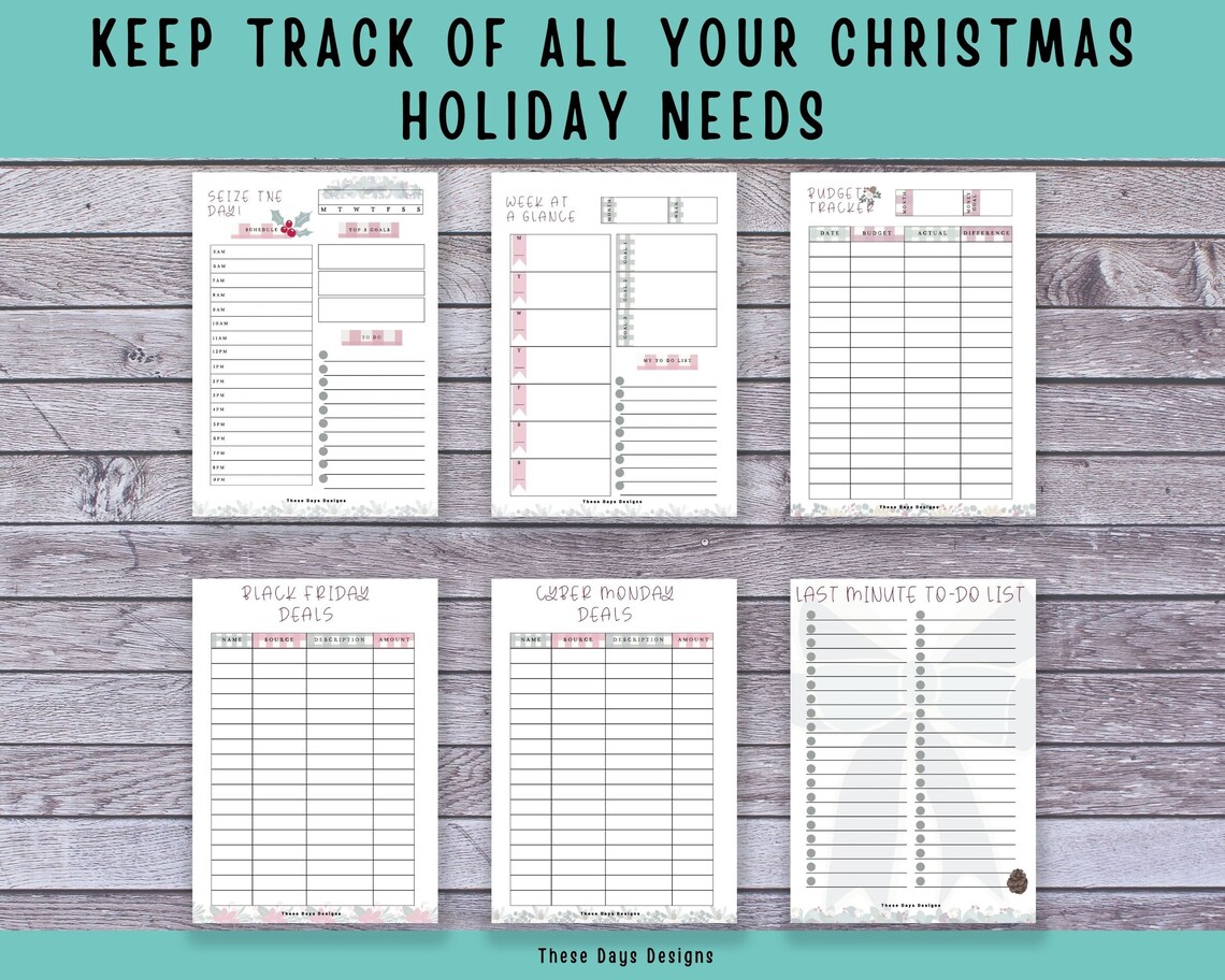 Ultimate Christmas Planner Printable Holiday Planner | Etsy
