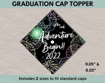 Graduation Cap Topper, Printable Cap Topper, 8th grade graduation, graduation cap download, decorated grad cap, grad cap topper, 2022 grad