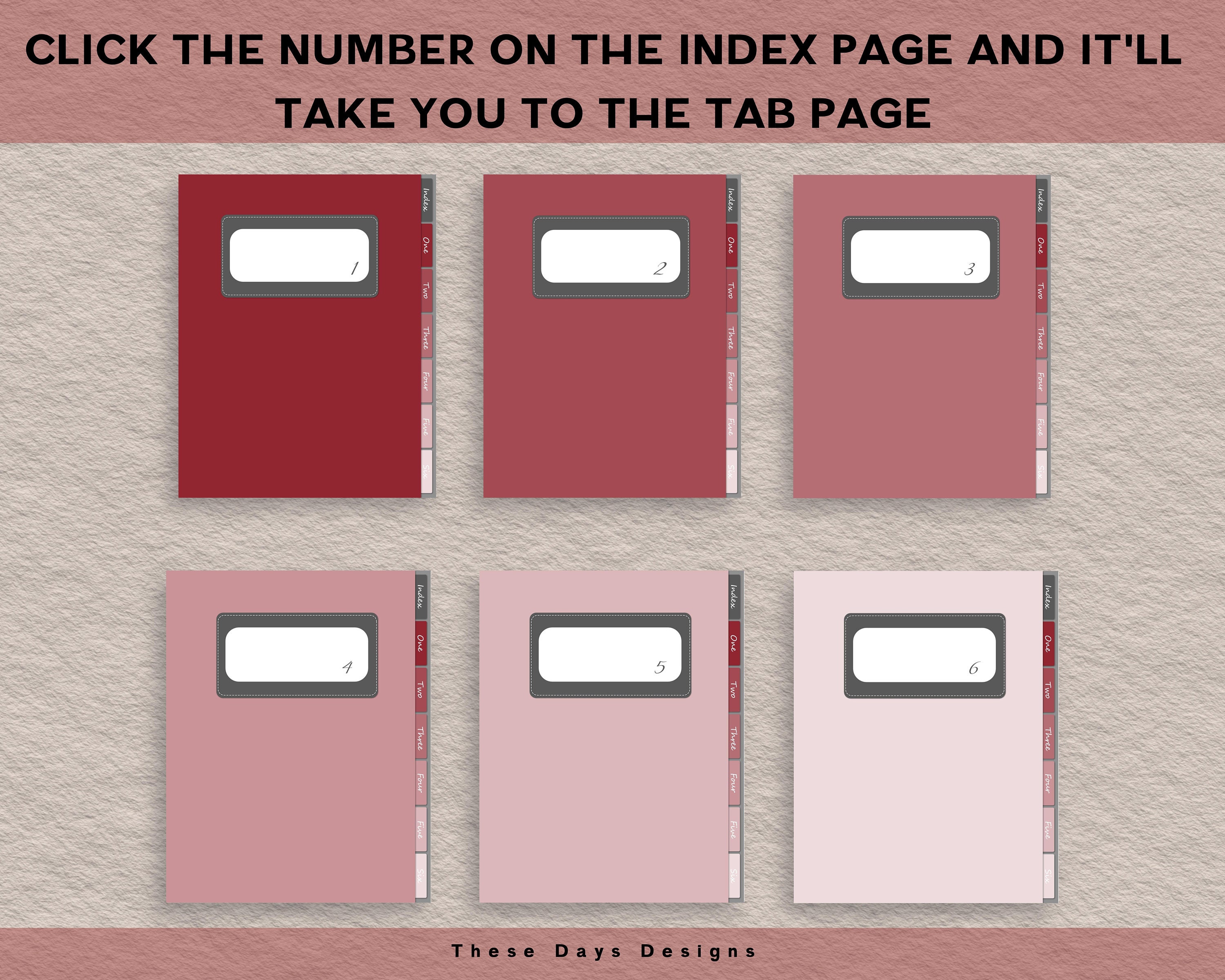 Good Notes Red Notebook Paper Red Digital Notebook, Digital Notebook Goodnotes, Student Notebook, 6 ...