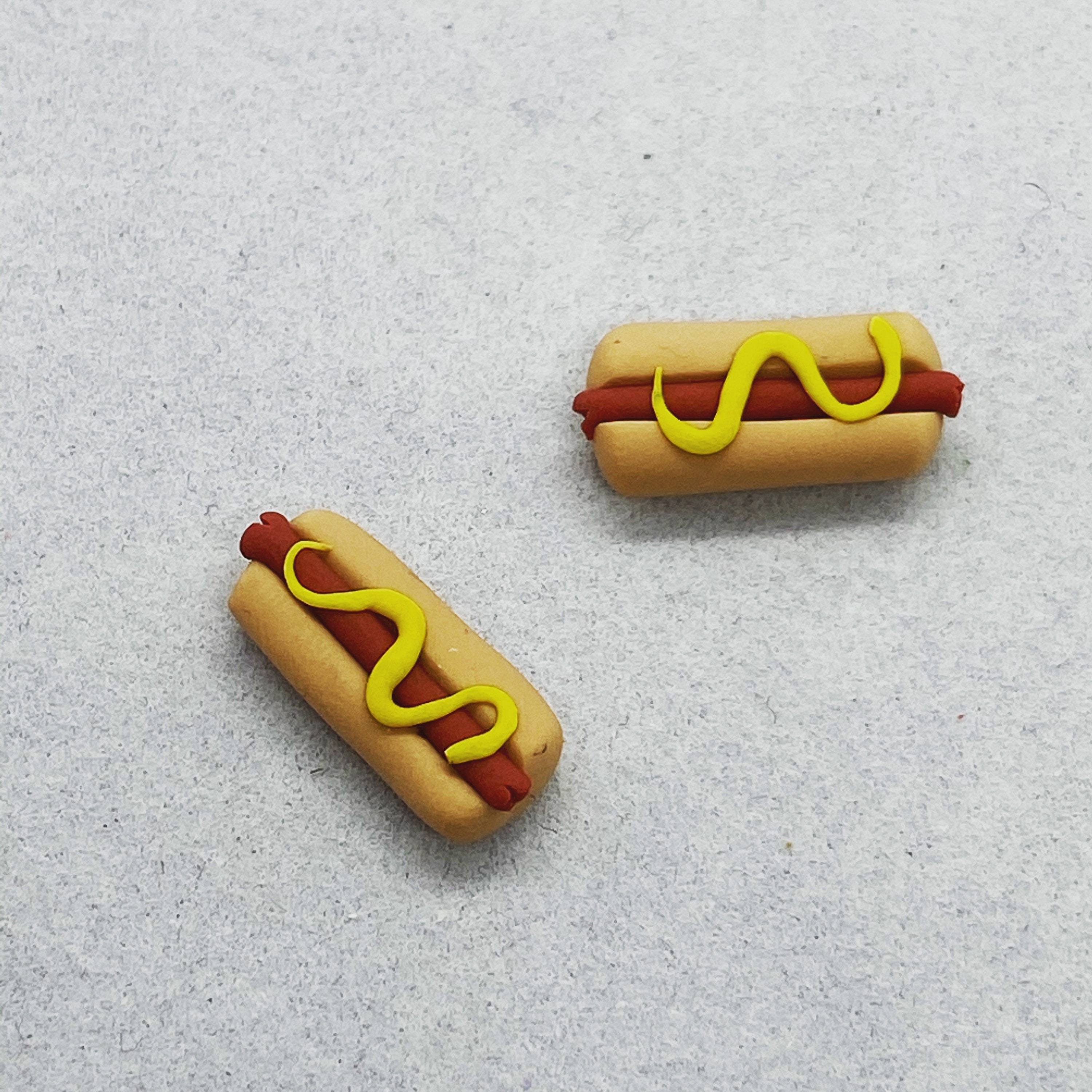 hot dog earrings