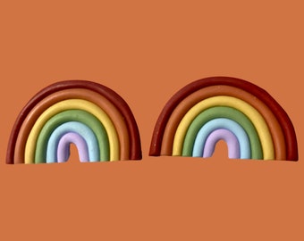 Rainbow earrings, rainbow jewelry, colorful earrings, pride earrings, lgbtq earrings, lgbtqia earrings