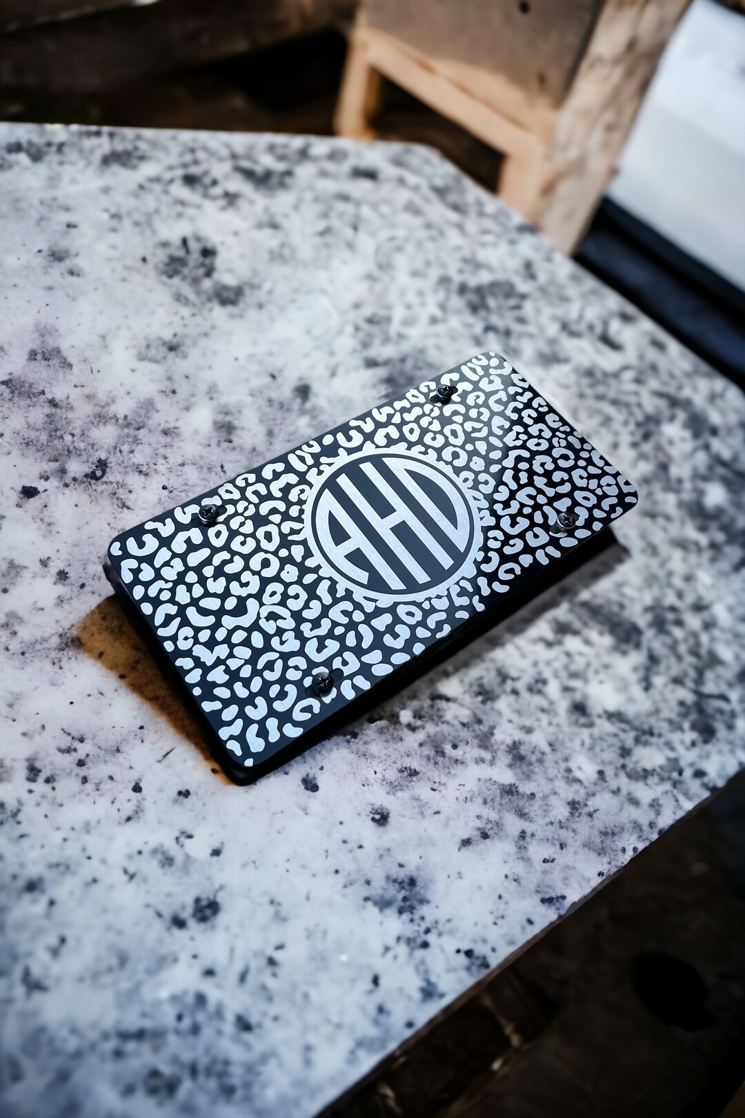 Laser Engraved License Plate, Personalized License Plate, Gift for Him