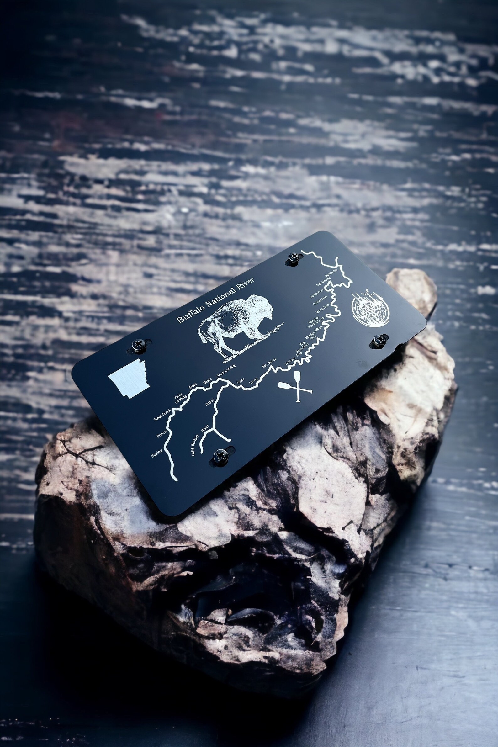 Laser Engraved License Plate Personalized License Plate Gift Etsy