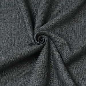 Voyage Remus Midnight Fabric | 100% Polyester | Plain | Hopsack Weave | Curtains Cushions Soft Furnishings Upholstery. Per Metre - A4 Sample