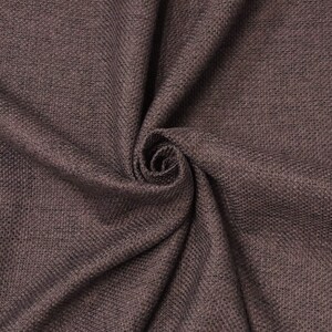 Voyage Remus Coffee Fabric | 100% Polyester | Plain | Hopsack Weave | Curtains Cushions Soft Furnishings Upholstery. Per Metre - A4 Sample