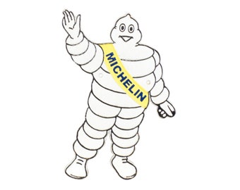 Cast Iron Michelin Man Silhouette Metal Sign Wall Plaque Automobile Garage Vintage Sign Gift Home Man Cave