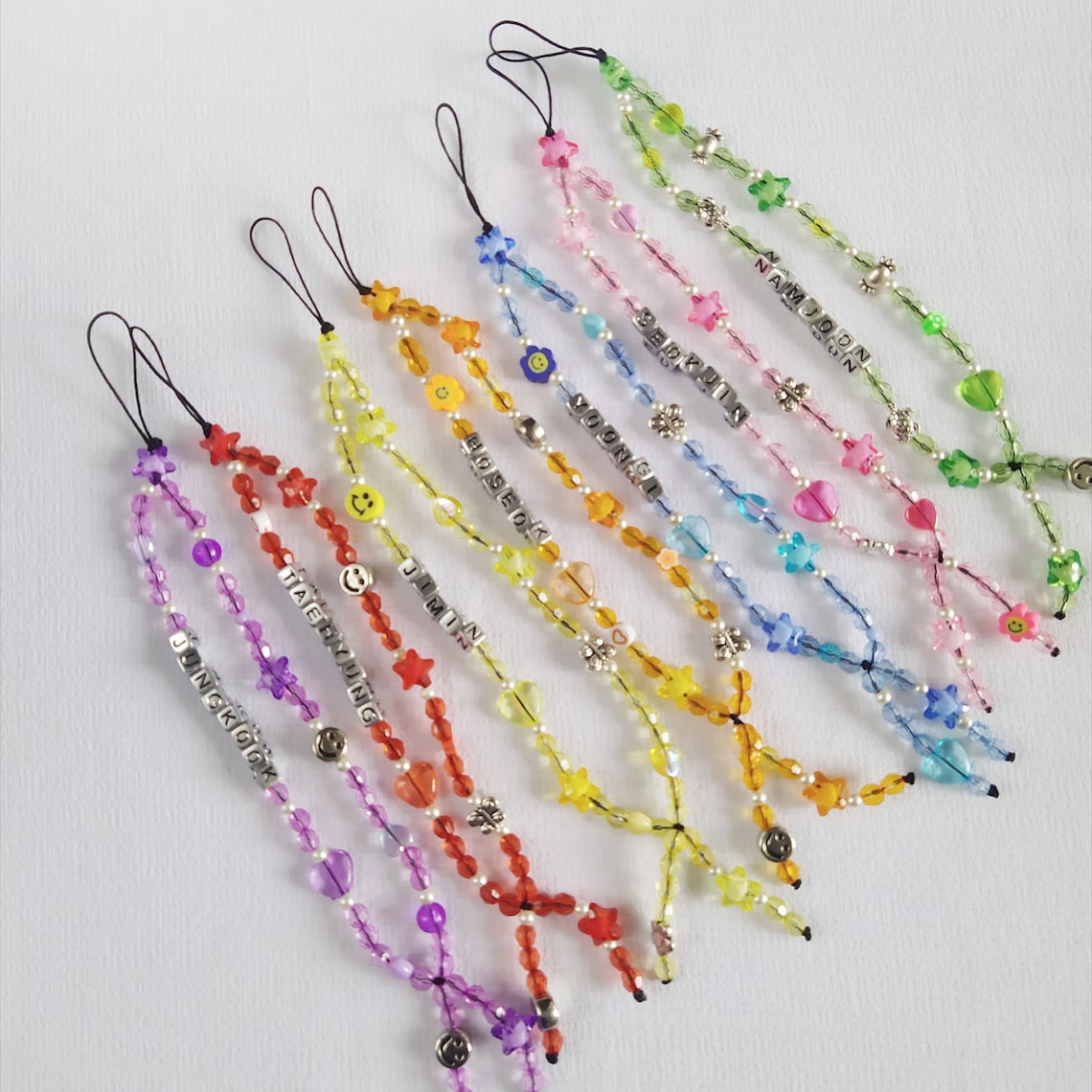Stray kids beaded phone charm SKZ Cell Phone Charm y2k phone Etsy