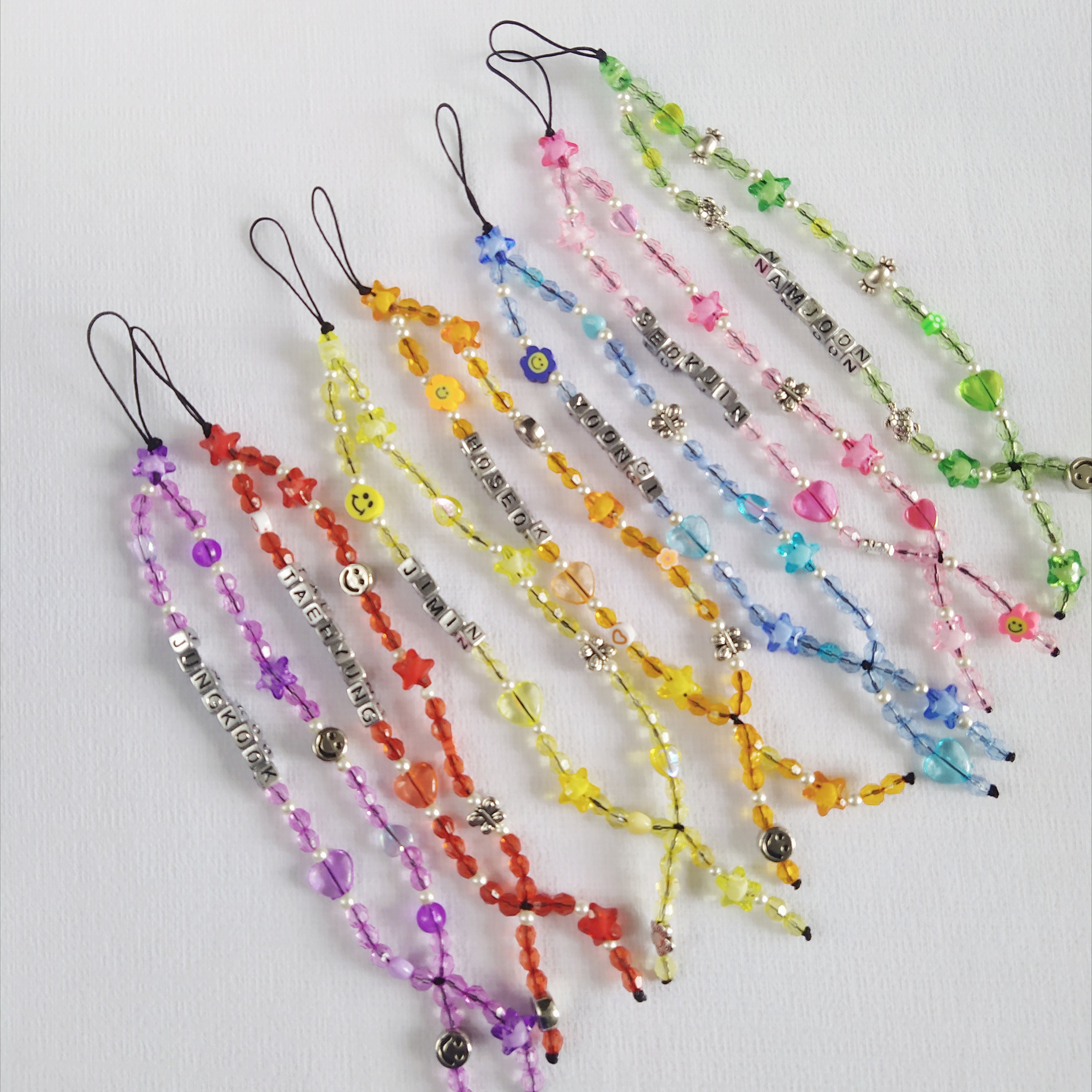 Stray kids beaded phone charm SKZ Cell Phone Charm y2k phone Etsy