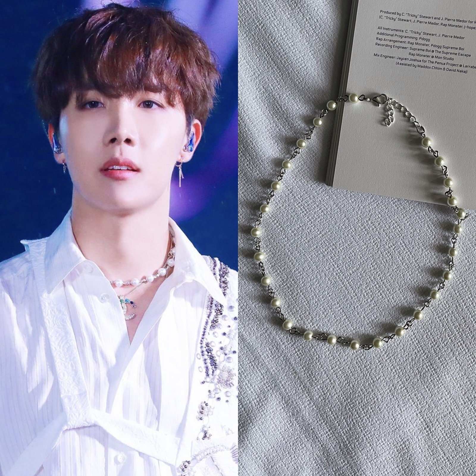 Bts V Pearl Necklace ubicaciondepersonas.cdmx.gob.mx