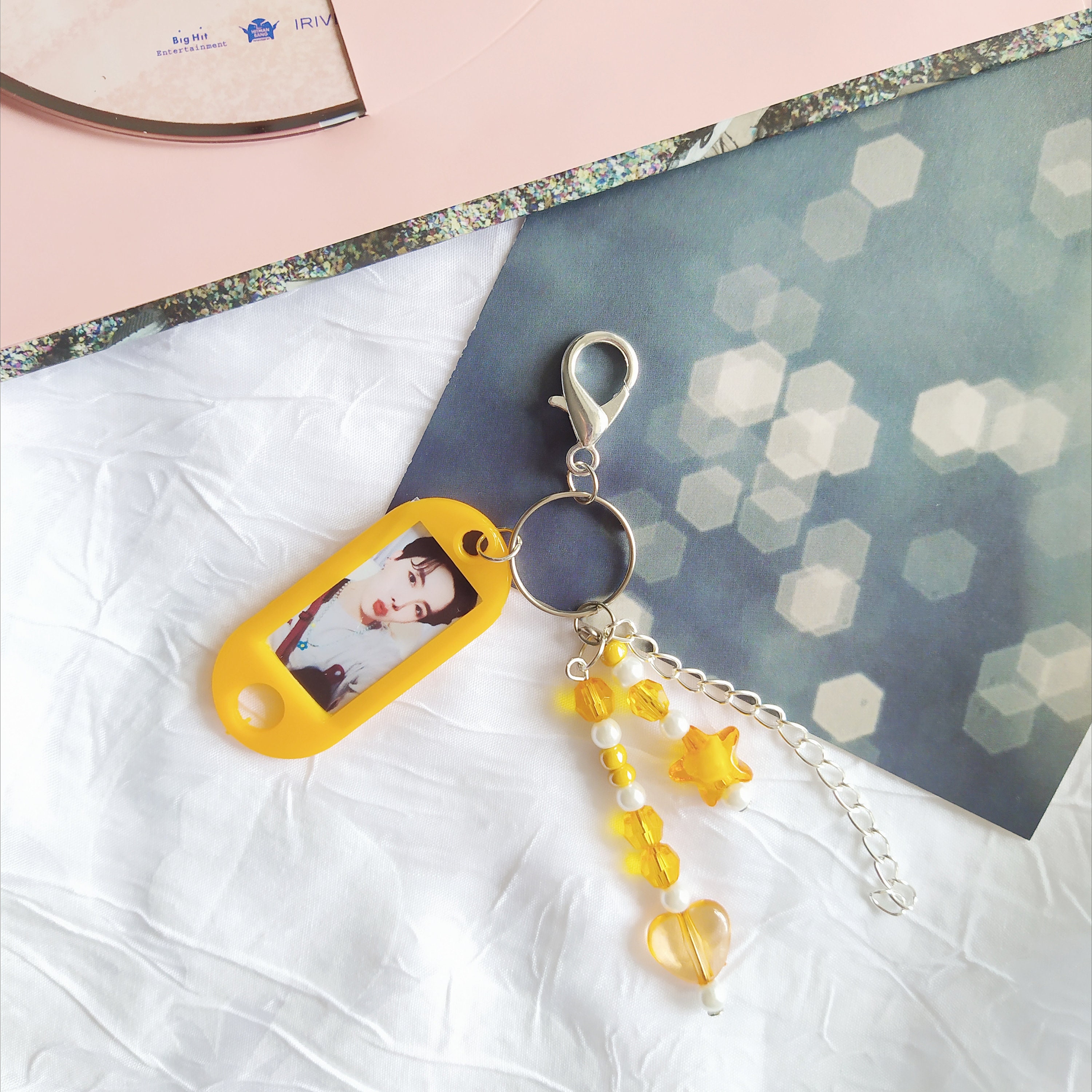 BTS keychain BTS cute beaded charm kpop keychain custom Etsy