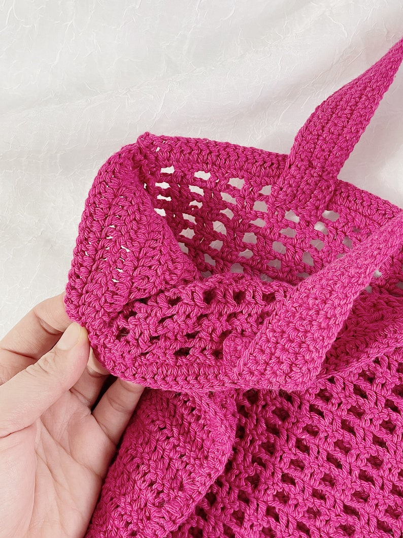 Crochet Bag Summer Tote Bag Handmade Beach Bag Etsy