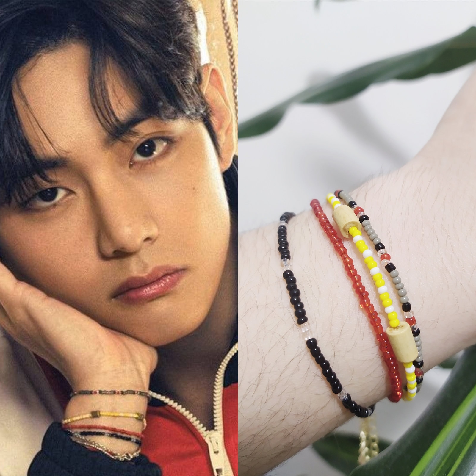 Taehyung bead bracelet deals