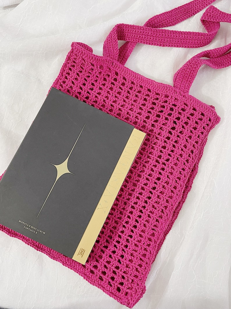 Crochet Bag Summer Tote Bag Handmade Beach Bag Etsy