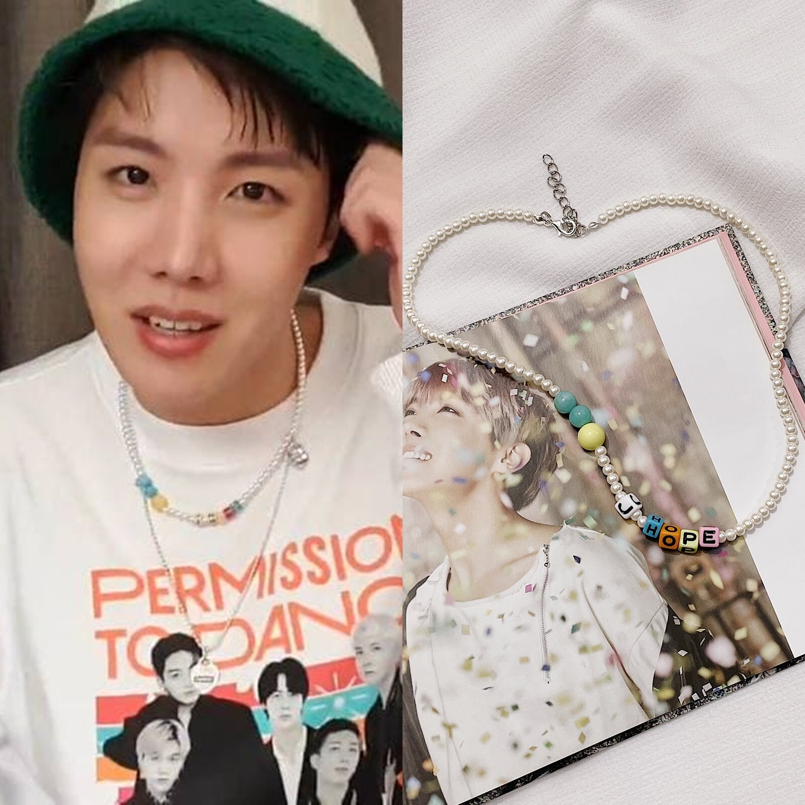 J-hope Pearl Necklace Bts 