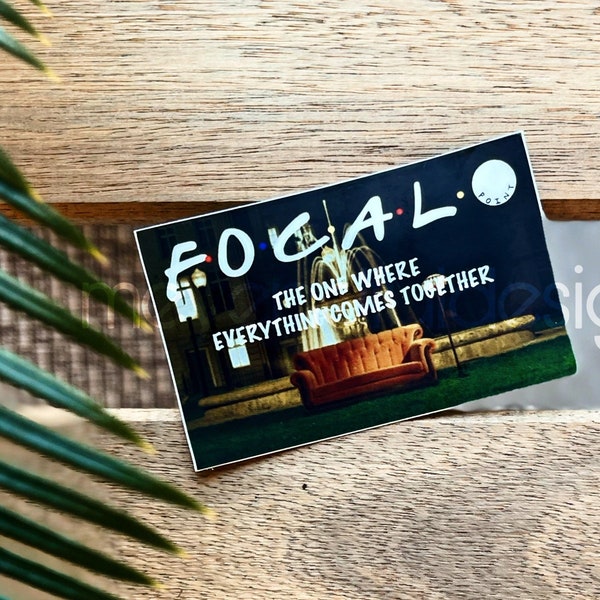 Focal Point FRIENDS Optics |  Sticker  |  Medically-Inspired Gifts for Ophthalmology/Optometry/Optician Eyecare Specialists