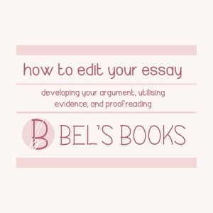 How to Edit an Essay | Printable PDF Study Guide