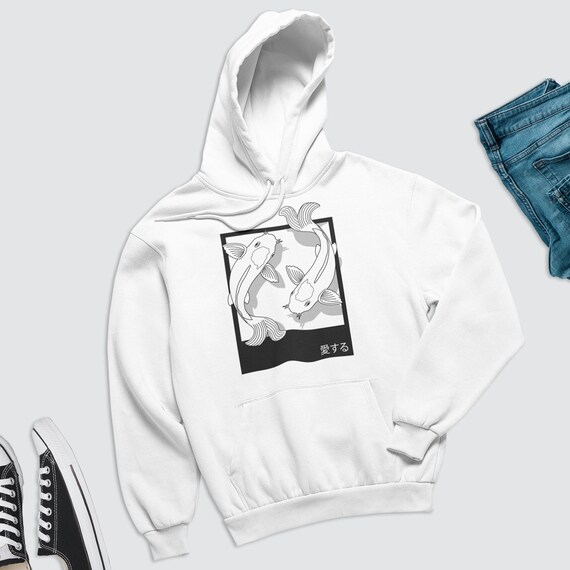 koi fish hoodie