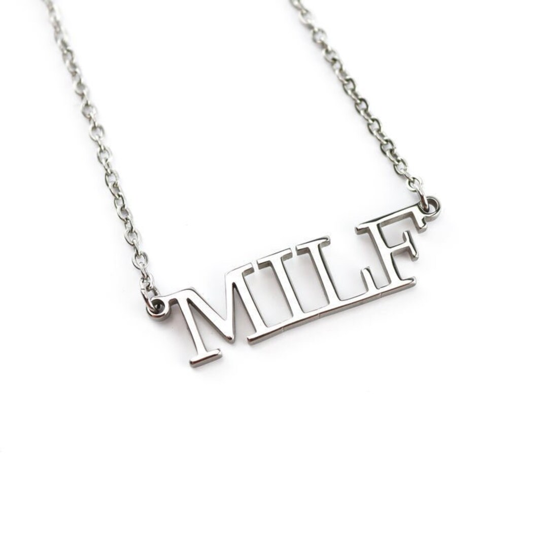 MILF Necklace. Hot Wife Sexy Mothers Day Gift Kinky Naughty - Etsy