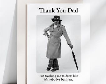 Black Father's Day Card - 'Dress Like Dad'