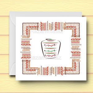 Vaso africano A Card