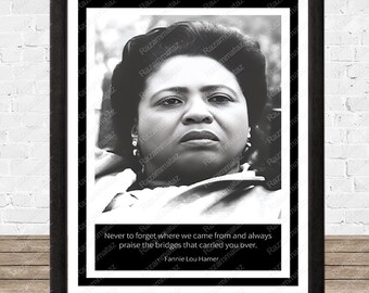 Fannie Lou Hamer Poster Print - Etsy