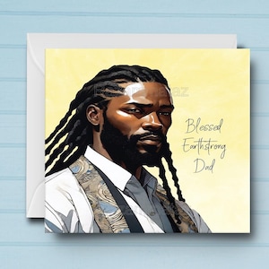 Black Man Birthday Card G2