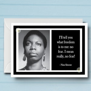 Carta ispiratrice di Nina Simone