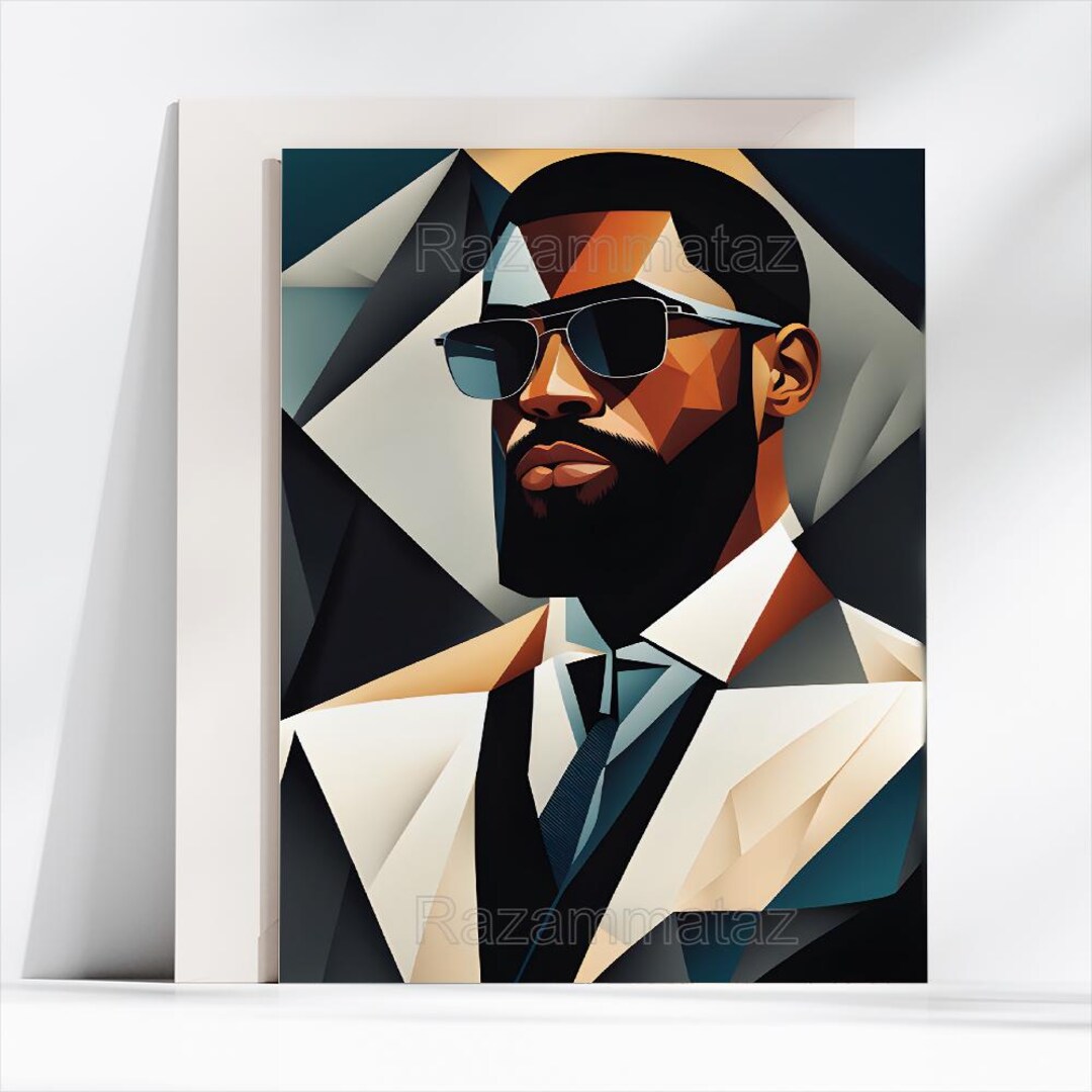 Black Man Card G - Etsy