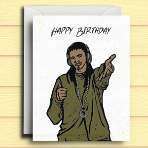 Tarjeta de cumpleaños para niño negro I