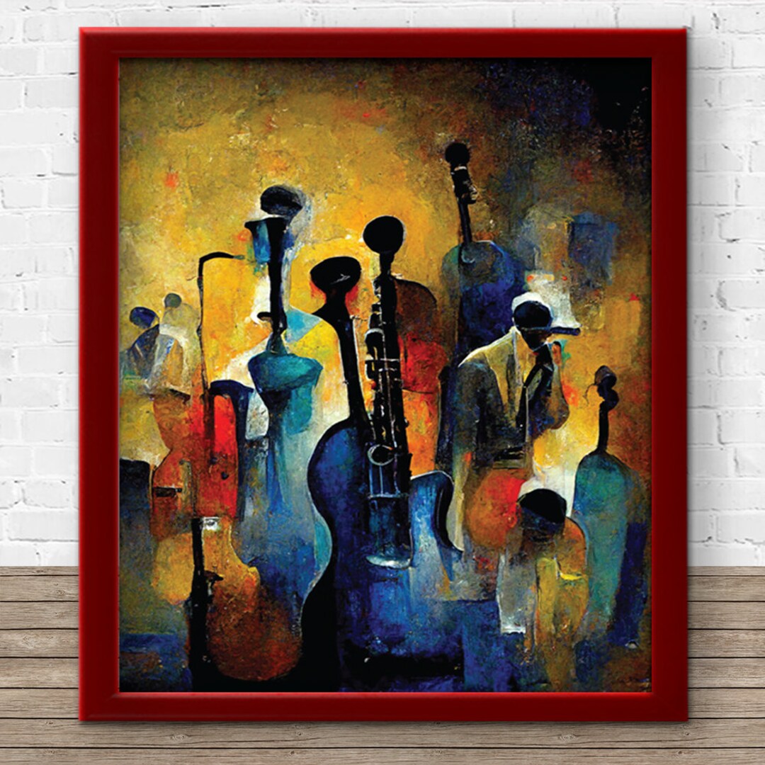 Jazz Print C Sizes A4/A3 - Etsy