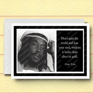 Peter Tosh B Carta ispiratrice