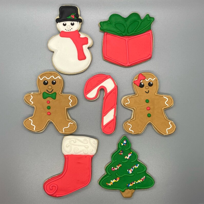 Baker's Dozen Decorated Royal Icing Sugar Cookies Etsy