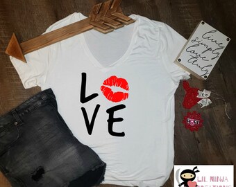LOVE lips SVG