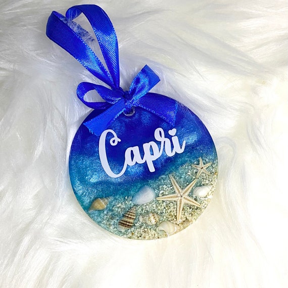 Capri Wall Souvenir Decorative Tile Capri Etsy