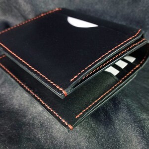 Vertical Leather Bifold Wallet / Bifold Wallet Men / Leather Bifold Card Wallet  / Vertical Bifold Leather Wallet / Vegetable Tanned Leather