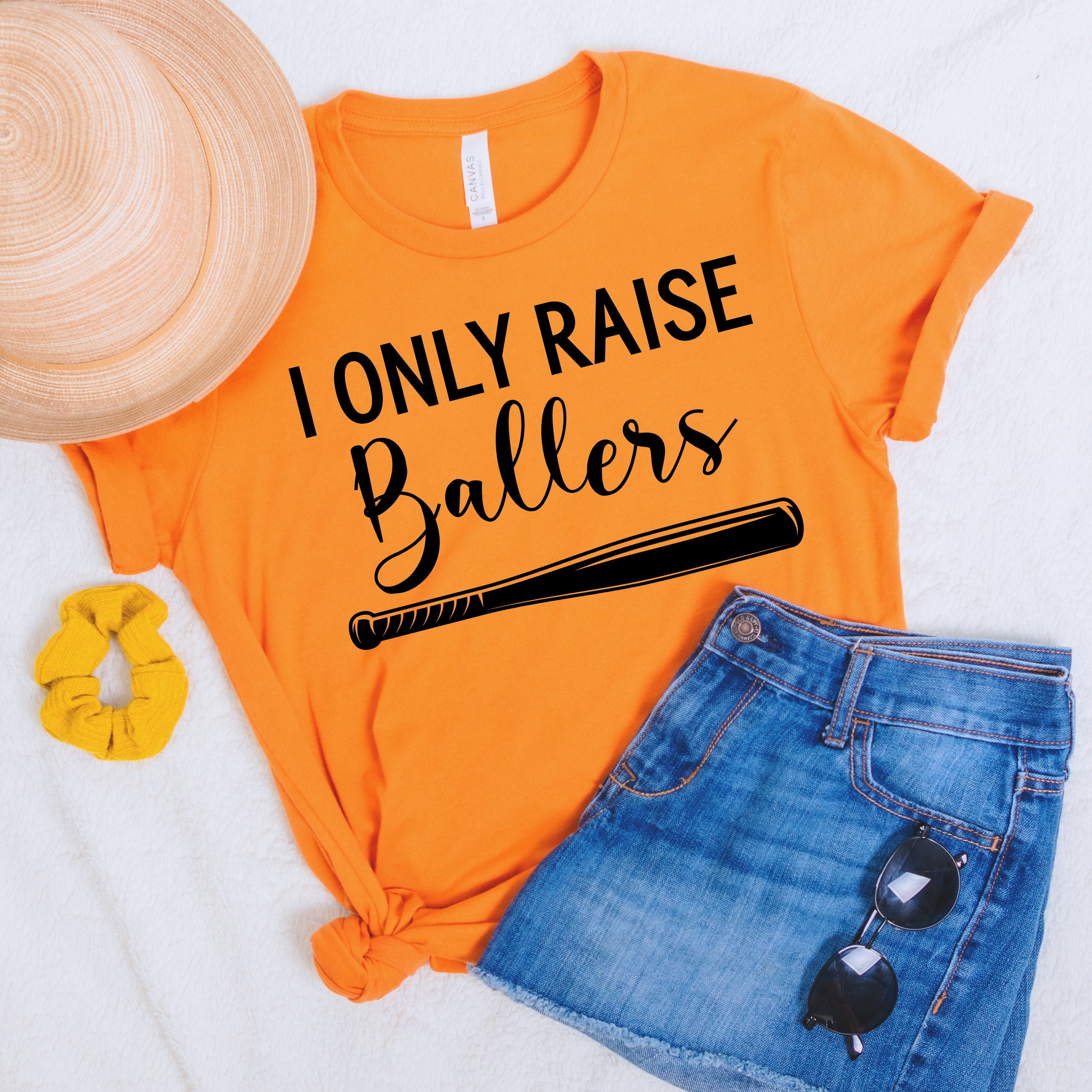 I Only Raise Ballers Shirt Baseball 