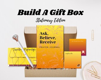 Build A Gift Box | Custom Gift Box | Stationery Gift Box | Gifts for her | Back to School Gift Box | Off to College Gifts | Teacher Gift Box