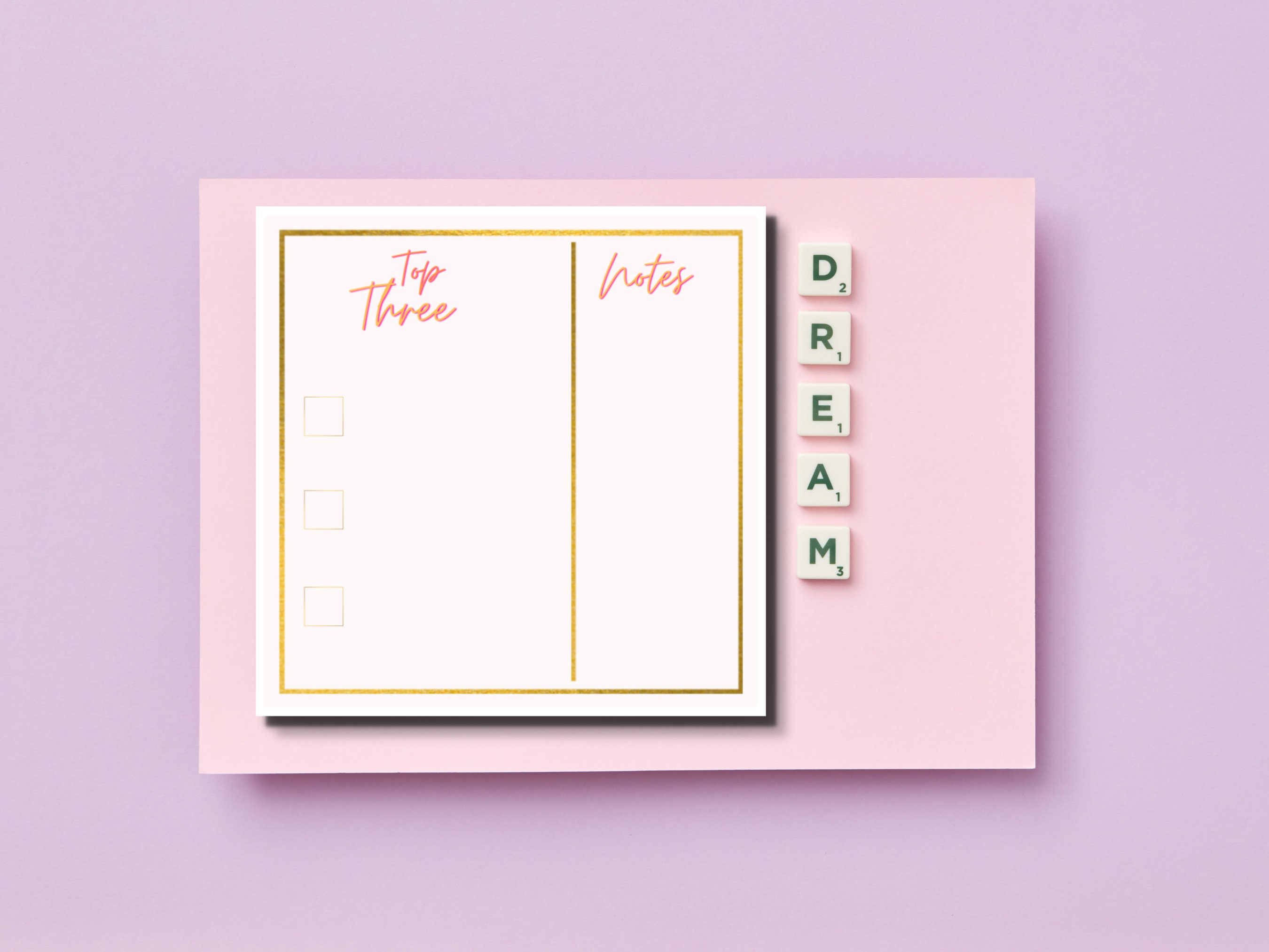 Simple Sticky Notes To Do List Sticky Notes 3x3 Sticky Note Etsy Australia