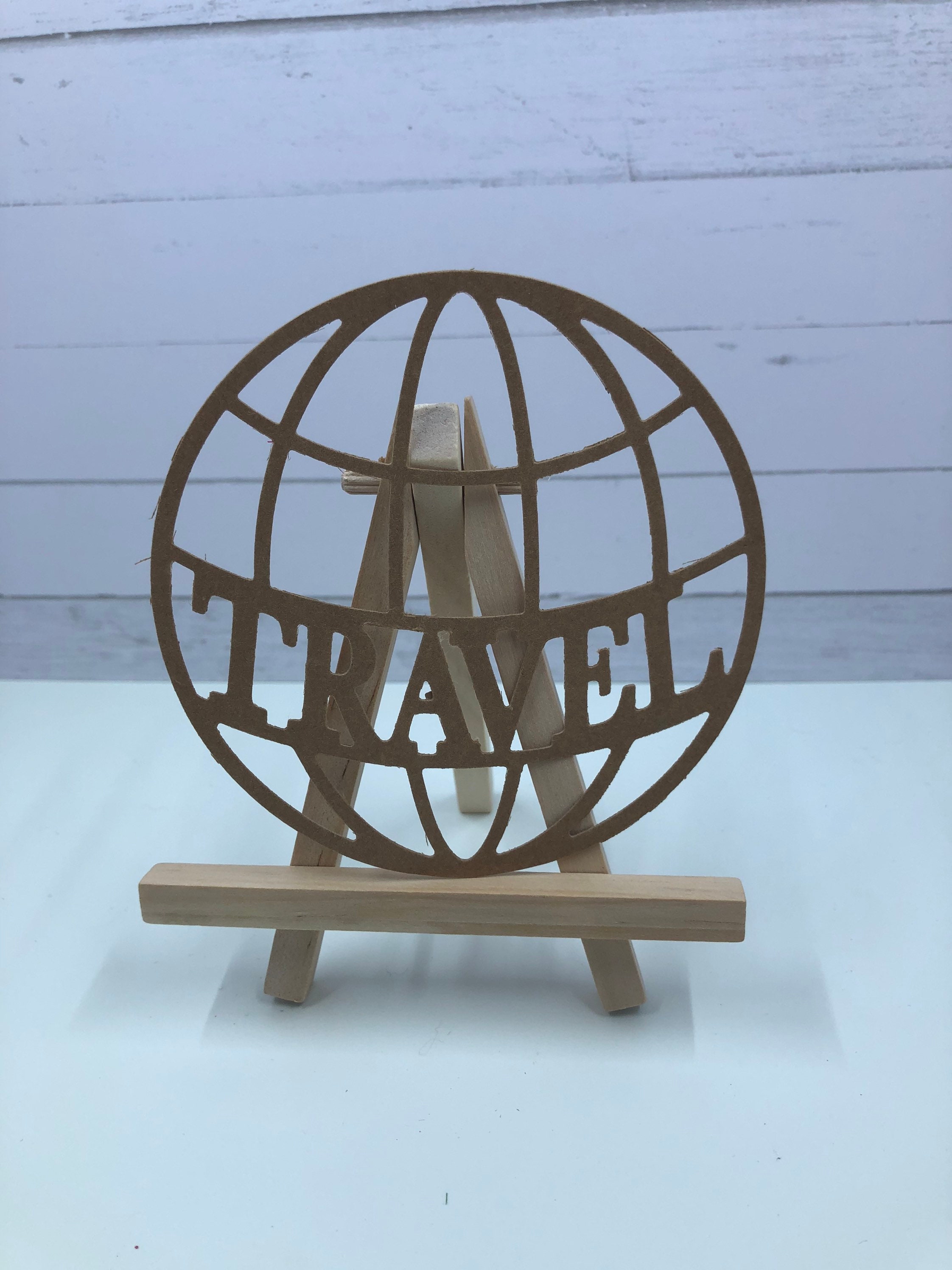 Travel Globe Die Cut 3 7/8 diameter Etsy