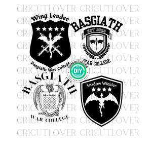 Onyx Storm Release party merch, Fourth Wing Iron Flame SVG Files Basgiath University Bundle: Iron Flame Fantasy reader DIY kindle sticker