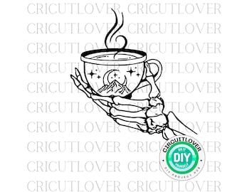 ACOTAR Suriel Teetasse SVG-Datei, Fantasy Buch Liebhaber Geschenk (Digitaler Download)