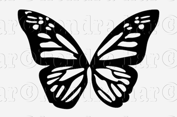 Download Butterfly Wings Svg Cut File Downloadable Svg Etsy