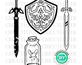 Zelda Master Sword SVG | Tears of the Kingdom, rękodzieło DIY (projekt cyfrowy)
