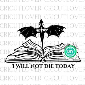 Onyx Storm, Fourth Wing Iron Flame SVG File - Intricate Dragon Design for DIY Craft Projects - DIY kindle sticker design
