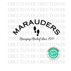 Design con cappuccio Marauders Wizard; cappuccio fai da te; gadget fai da te Bookish per Cricut; cappuccio fai da te in formato svg per dichiarazioni di stile personalizzate!