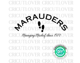 Projekt bluzy z kapturem Marauders Wizard, gadżety DIY SVG (Cricut)