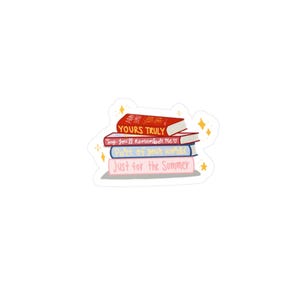 book stack sticker