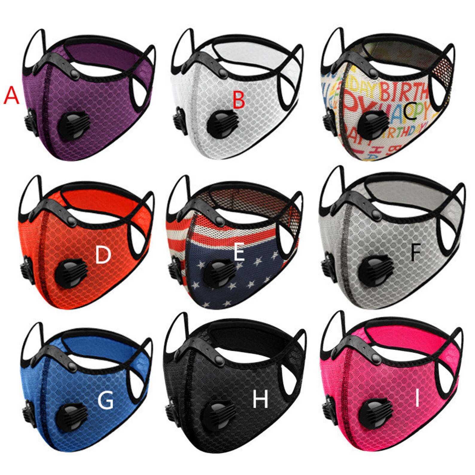 Cycling face maskoutdoor sports face mask dust mask bicycle Etsy