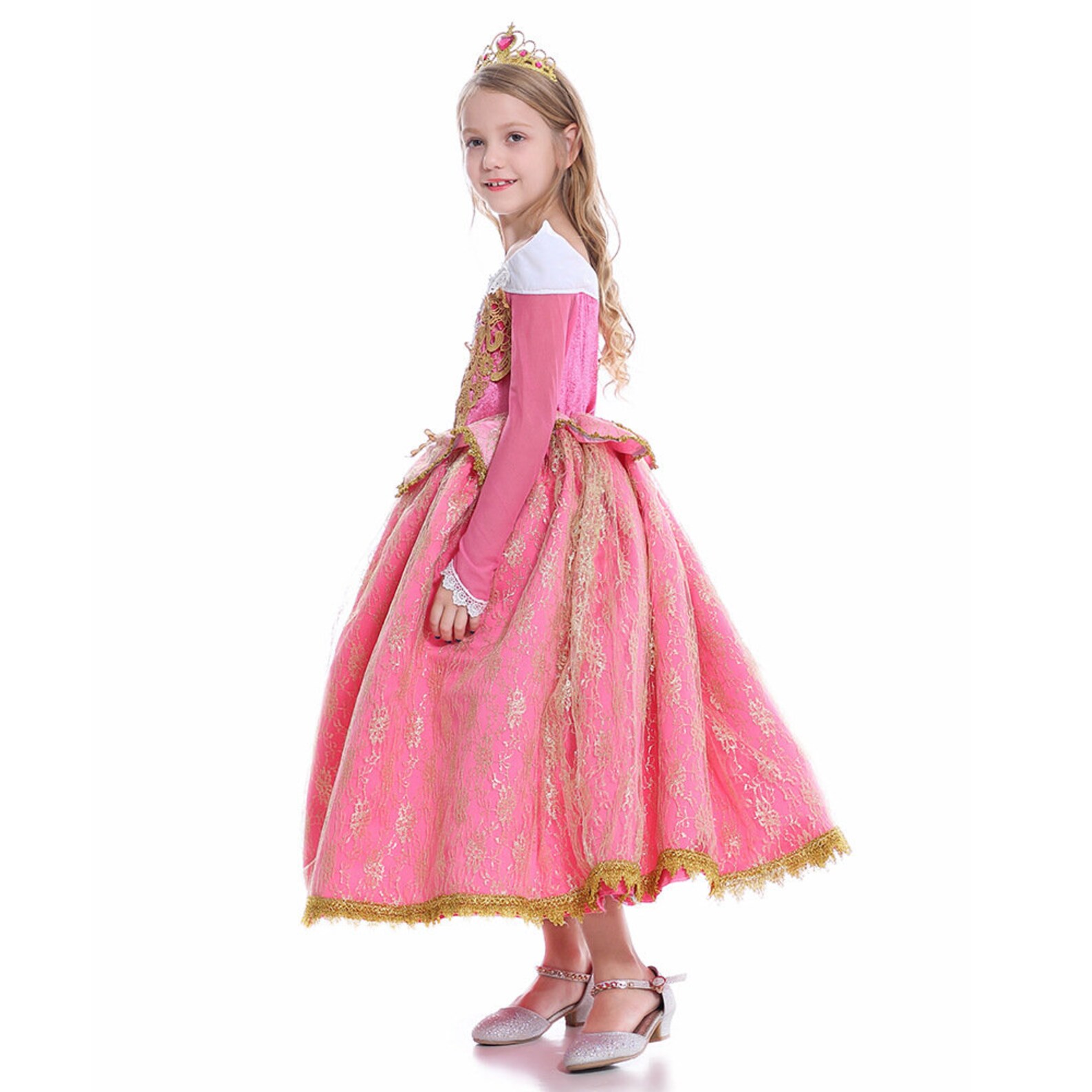 Pink Princess Dress sleeping Beauty Princess Lace Dress Etsy