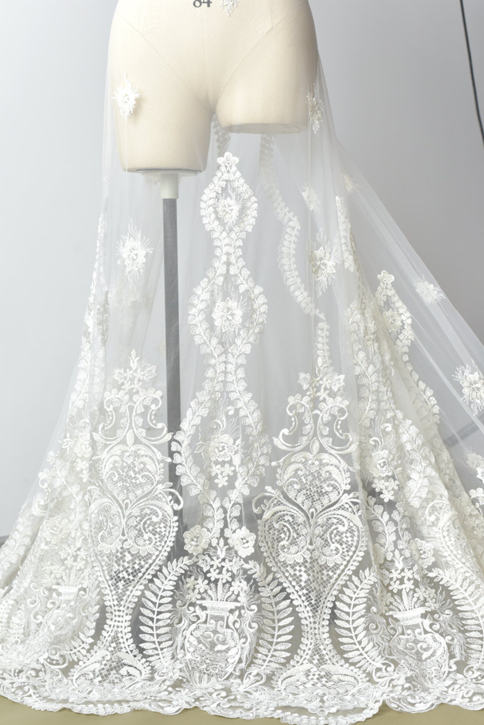 Heavy Beading Lace Fabric Wedding Bridal Lace Fabric DIY Etsy